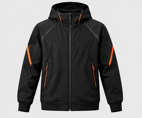 Street casual layers: Westside Zip Layer apparel concept