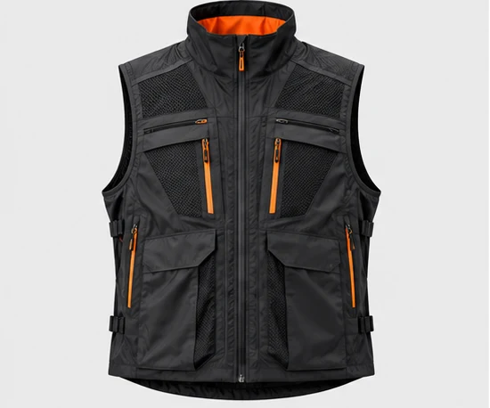 Street vests & rainwear: Crossline Wind Vest apparel concept