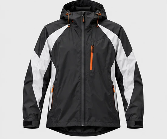 Street vests & rainwear: Foundry Rain Shell apparel concept