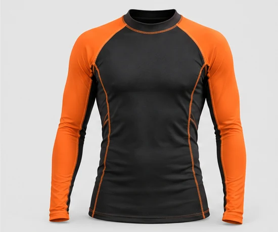 Water rash tops: Current Long-Sleeve Rash Top apparel concept